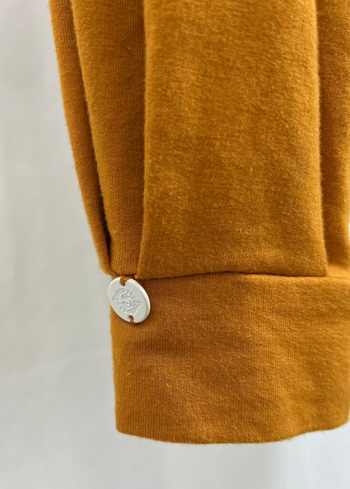 Sooley cinched peasant crop top (S)