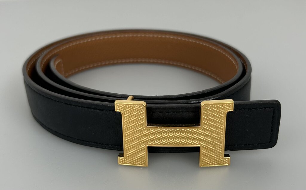 Hermes Guillochee belt (XS)
