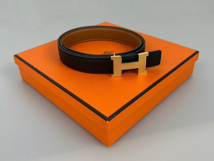 Hermes Guillochee belt (XS)