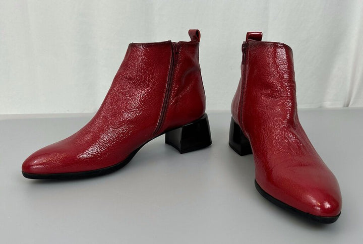 Hispanitas patent ankle bootie (size 10.5)