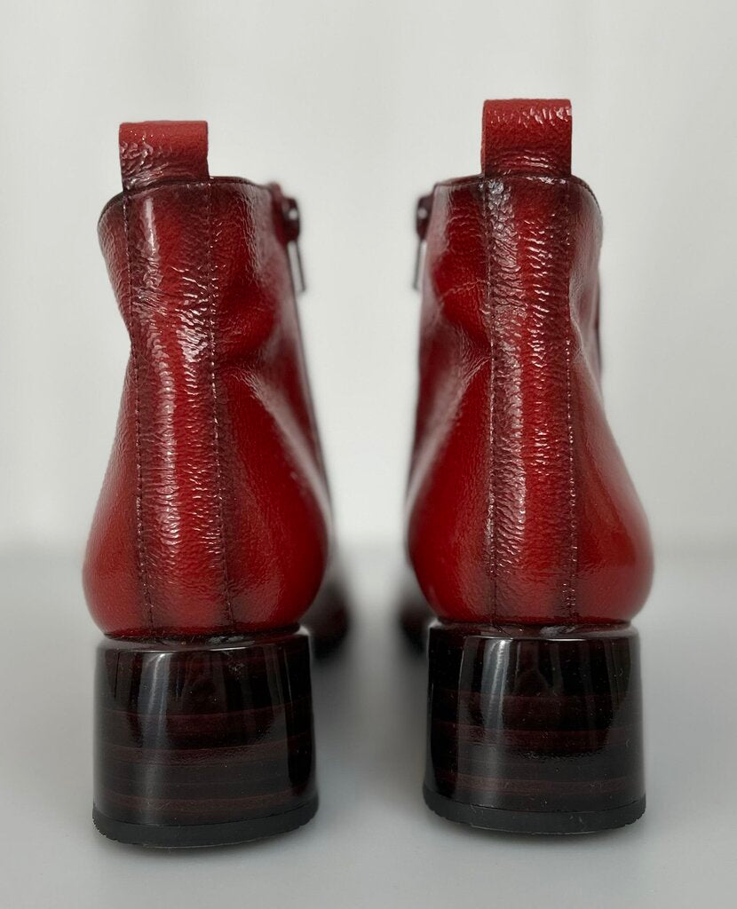 Hispanitas patent ankle bootie (size 10.5)