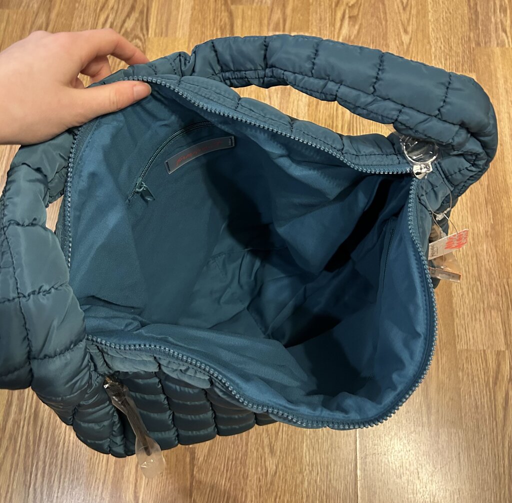 Free People Movement NWT quilted hobo tote