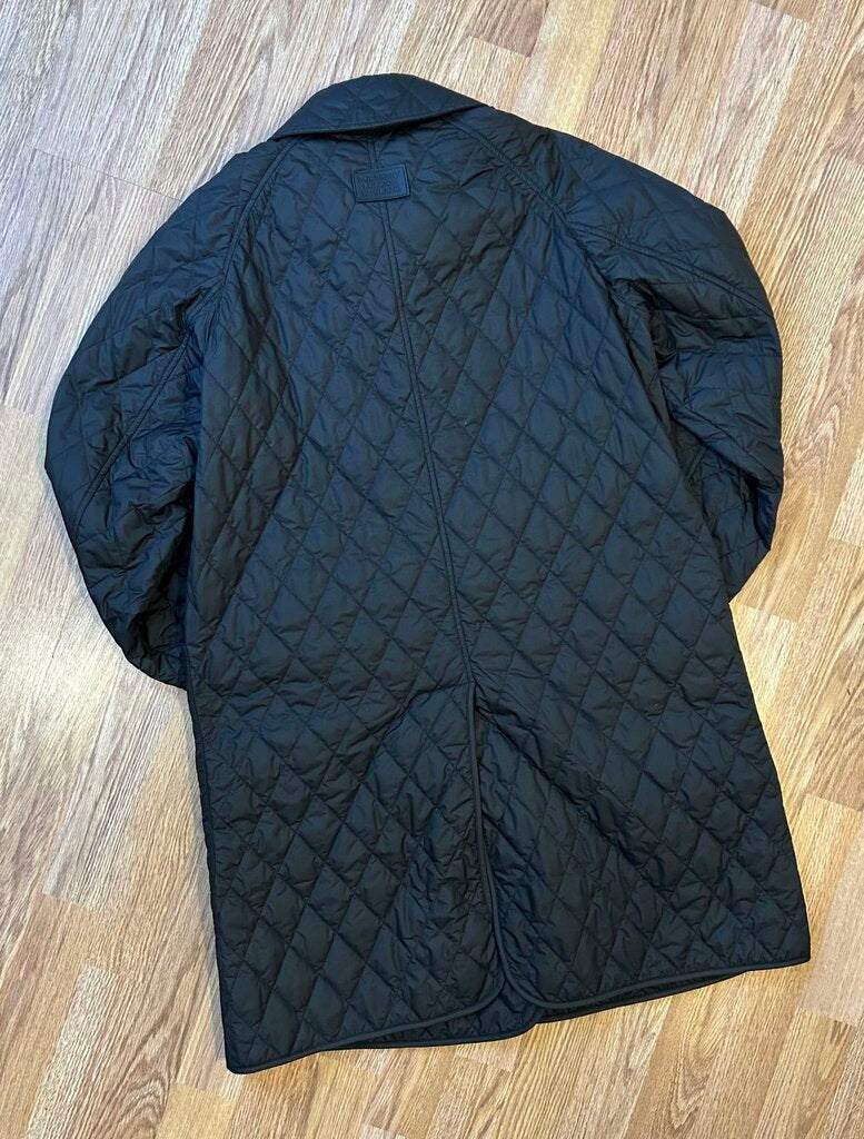 Burberry London diamond quilted mid length jacket (S/M)