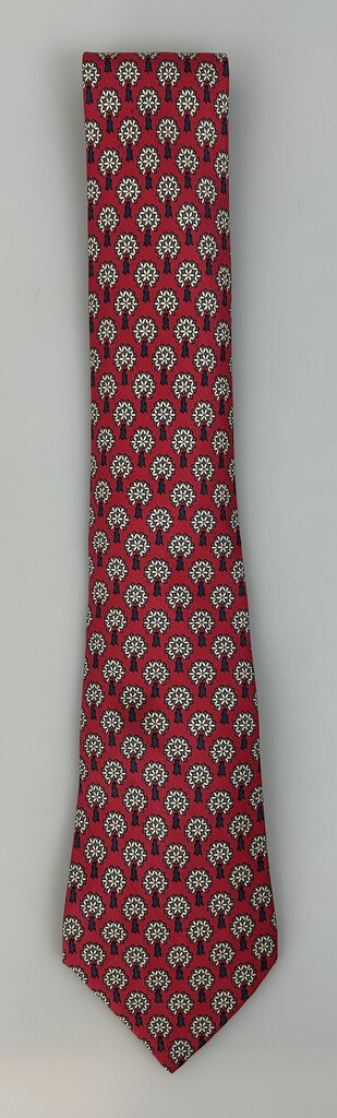 Hermes tree print tie