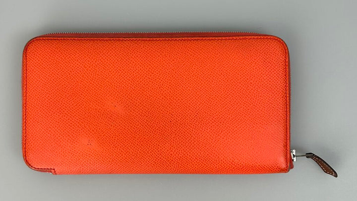 Hermes "Silk'in" zip around leather wallet