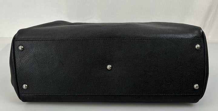 Fendi large leather double peekaboo handbag