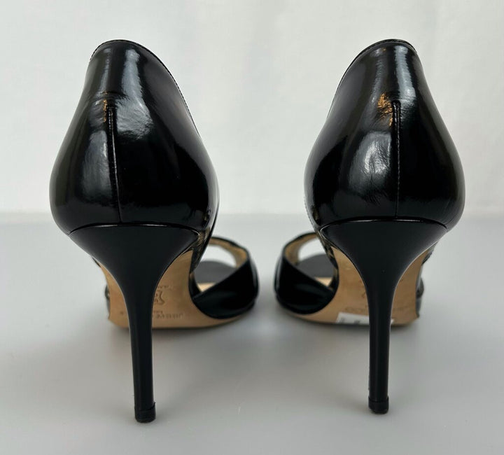 Jimmy Choo open toe gold detail heel (size 6)
