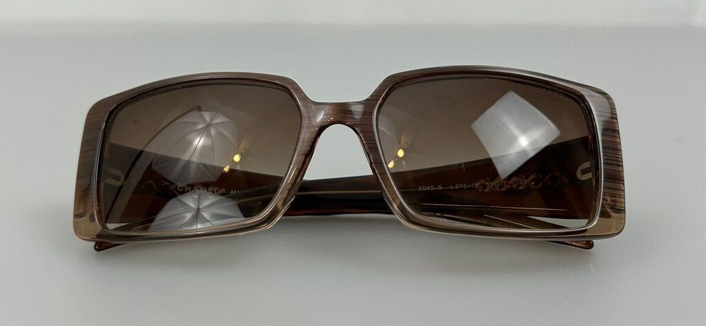 Chanel square quilted acetate sunglasses