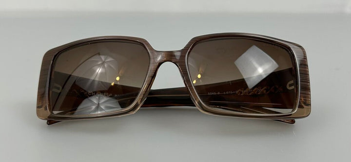 Chanel square quilted acetate sunglasses