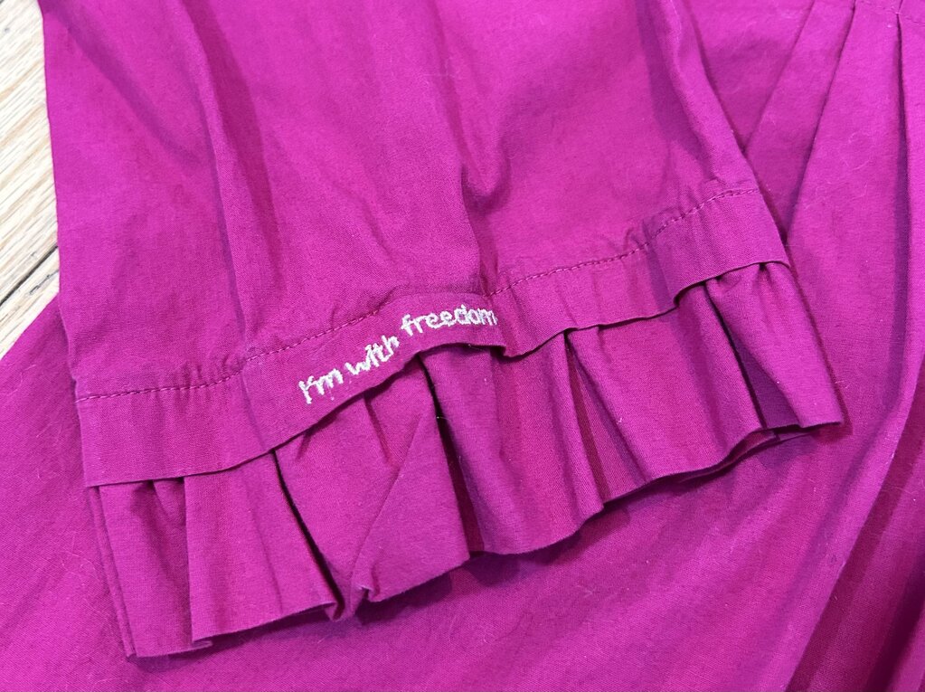 Odd Molly boxy wide sleeve peasant blouse (M)