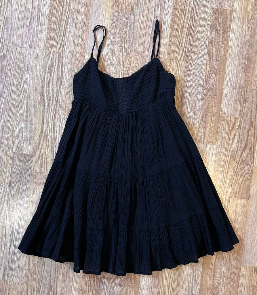 Zara fine rib cotton minidress (S)