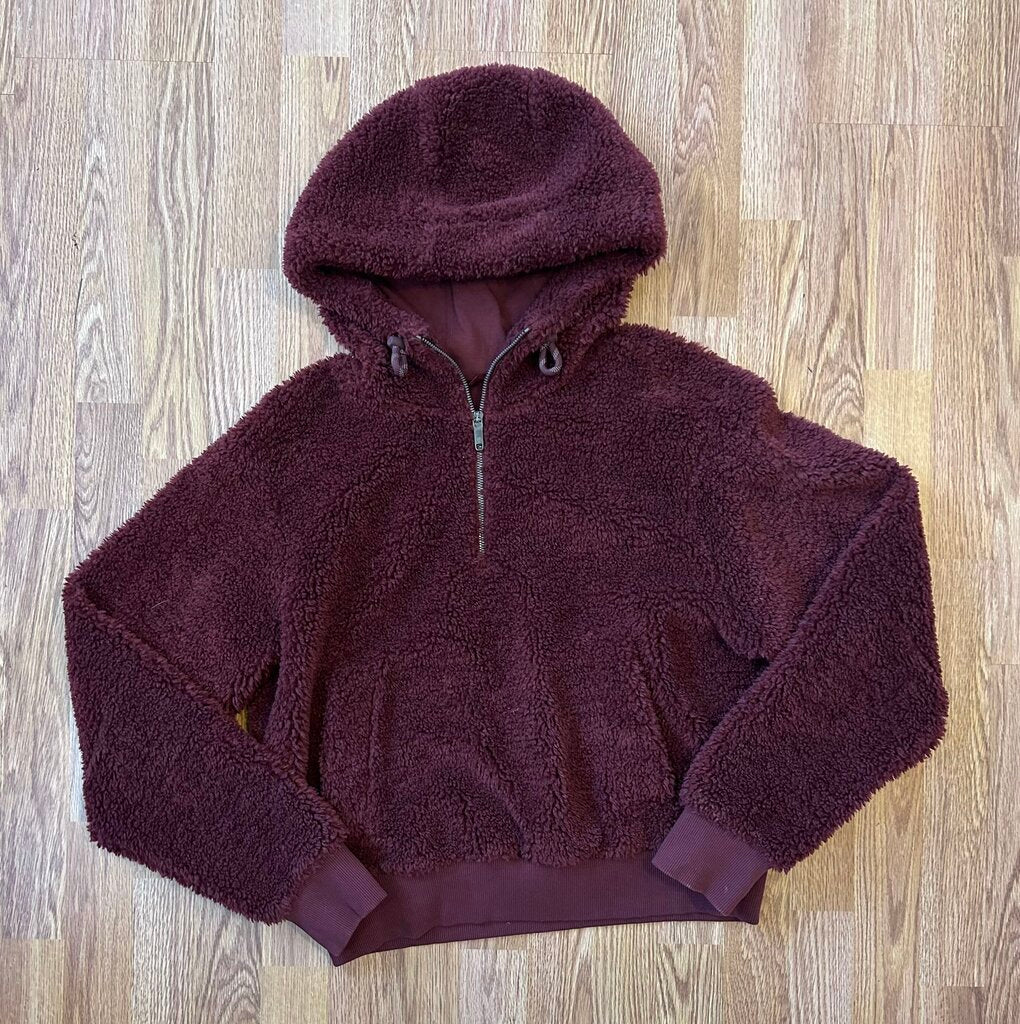 Lululemon Textured Fleece Teddy Button Up Jacket 12
