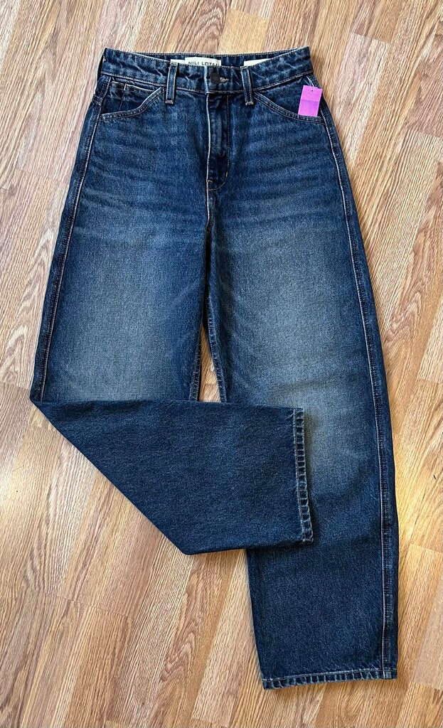 Nili Lotan "Otis" barrel jean (size 24)
