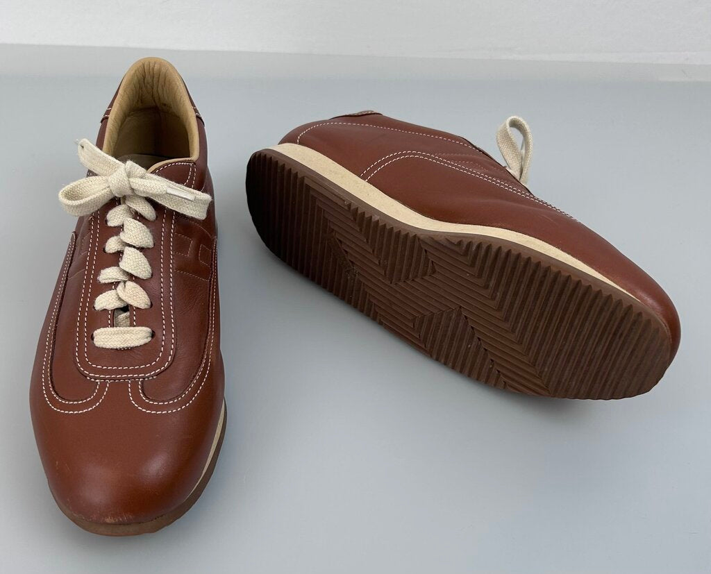 Hermes "Quicker" platform sneakers (size 7.5)