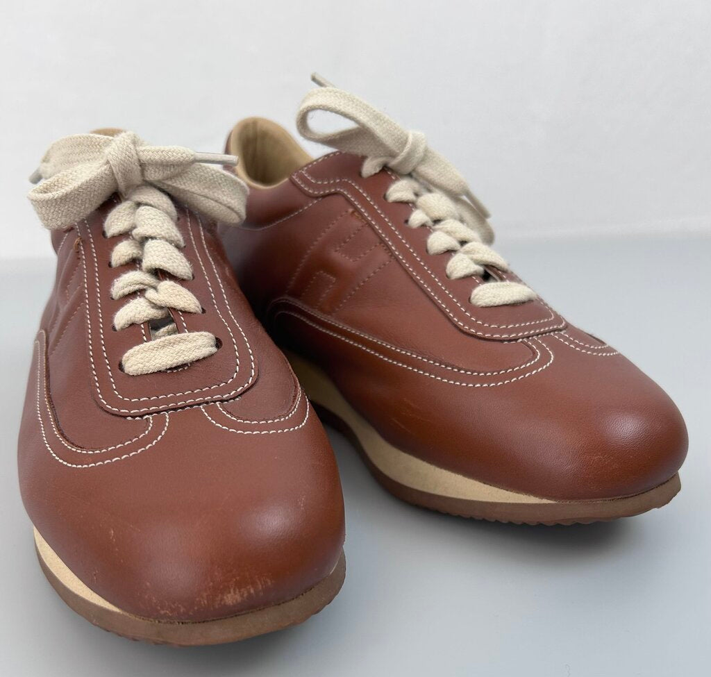 Hermes "Quicker" platform sneakers (size 7.5)