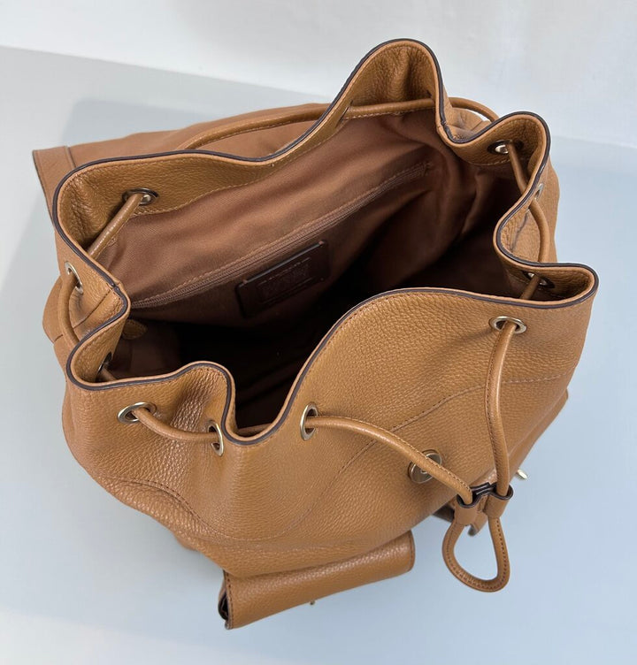 Coach "Pennie" pebbled backpack