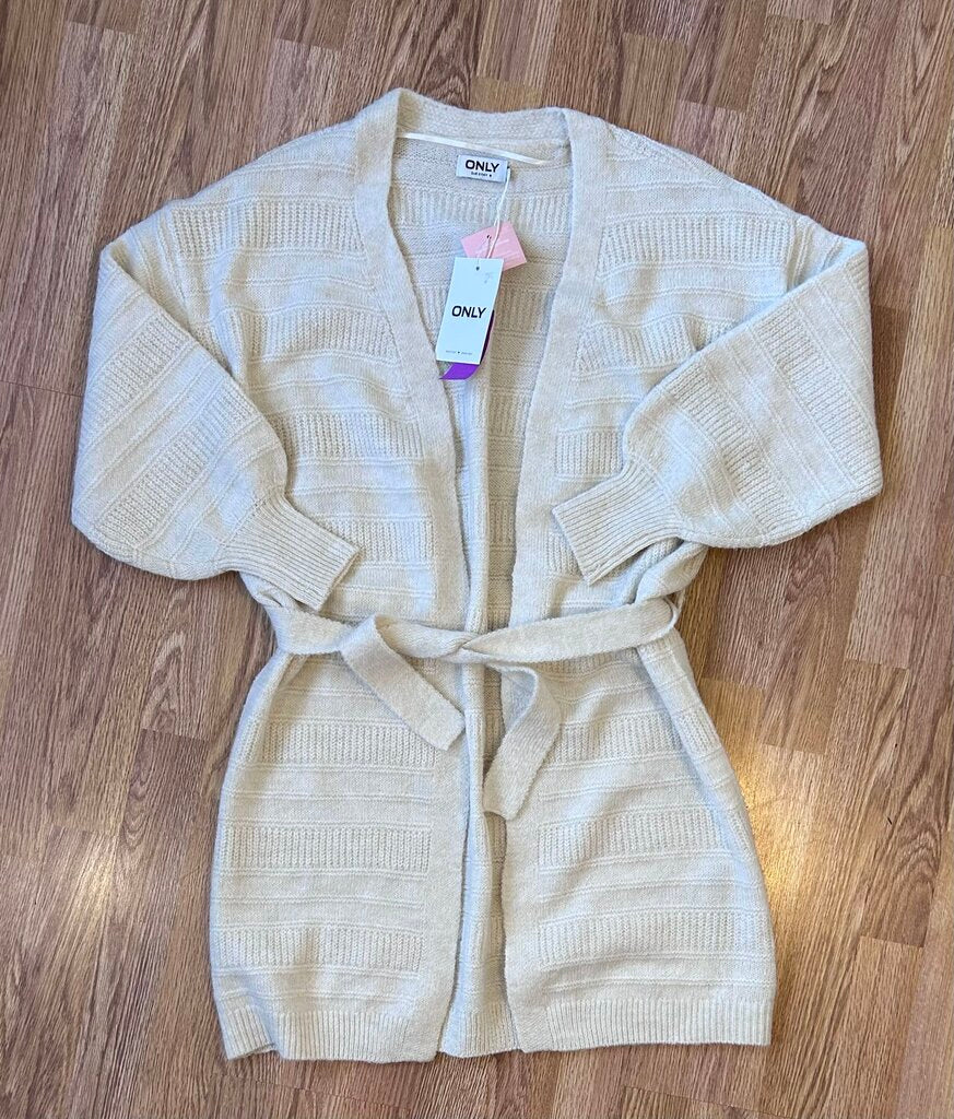Only NWT balloon sleeve long knit cardigan (S)