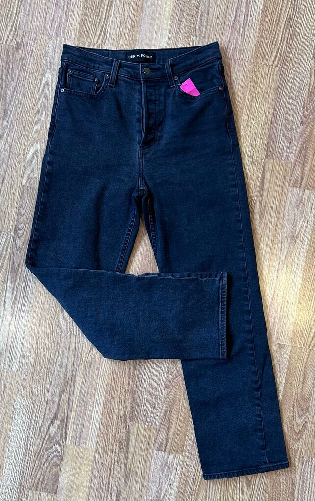 Denim Forum (Aritzia) "Arlo" high rise straight jean (size 26)