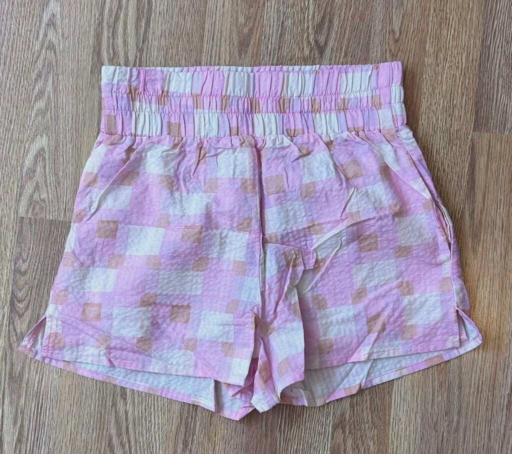 Smash & Tess NWT check pull-on short (XS)