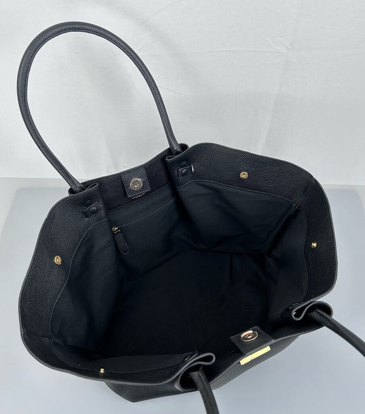 Demellier "New York" pebbled leather tote