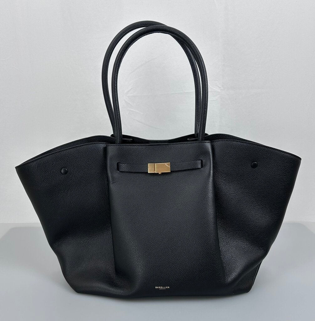 Demellier "New York" pebbled leather tote