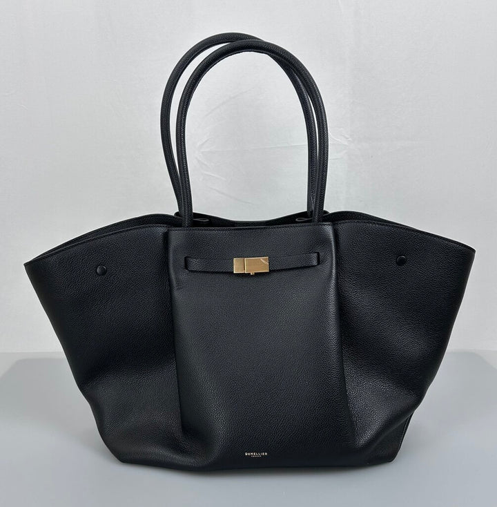 Demellier "New York" pebbled leather tote