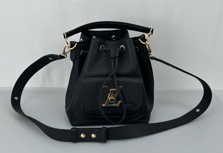 Louis Vuitton Lockme Leather Bucket Bag