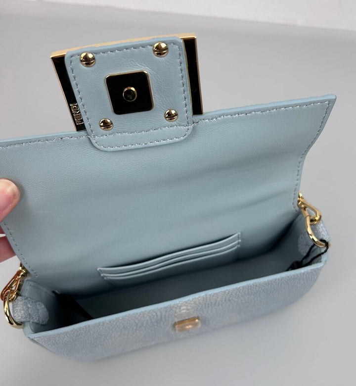 Fendi stingray leather baguette mini