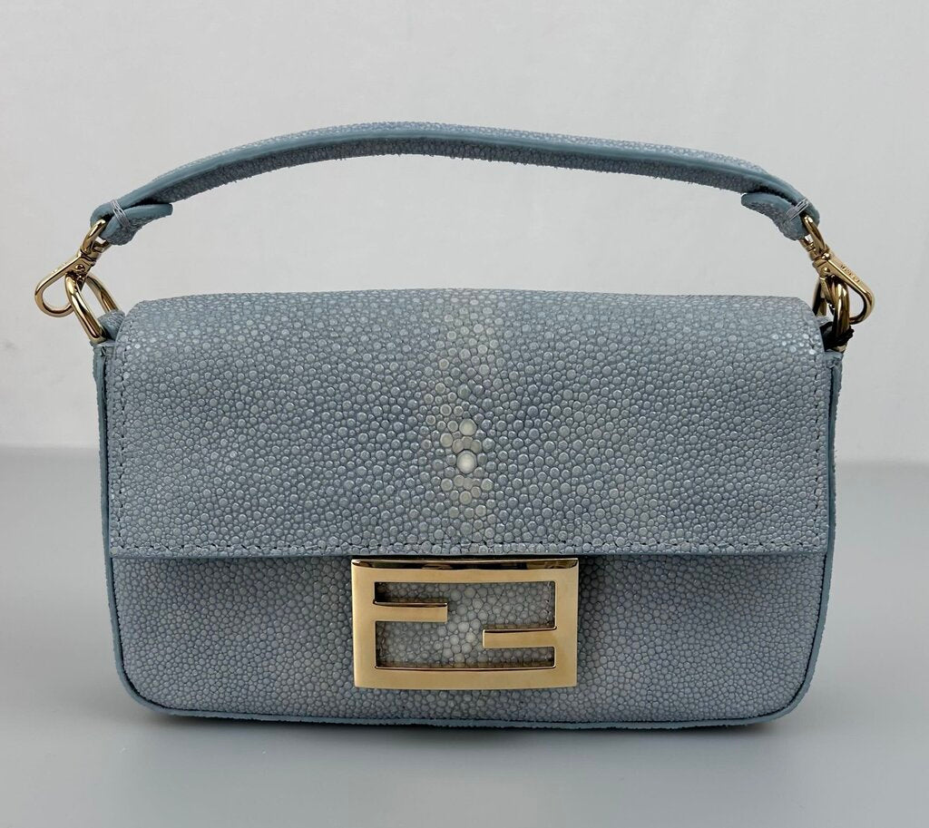 Fendi stingray leather baguette mini
