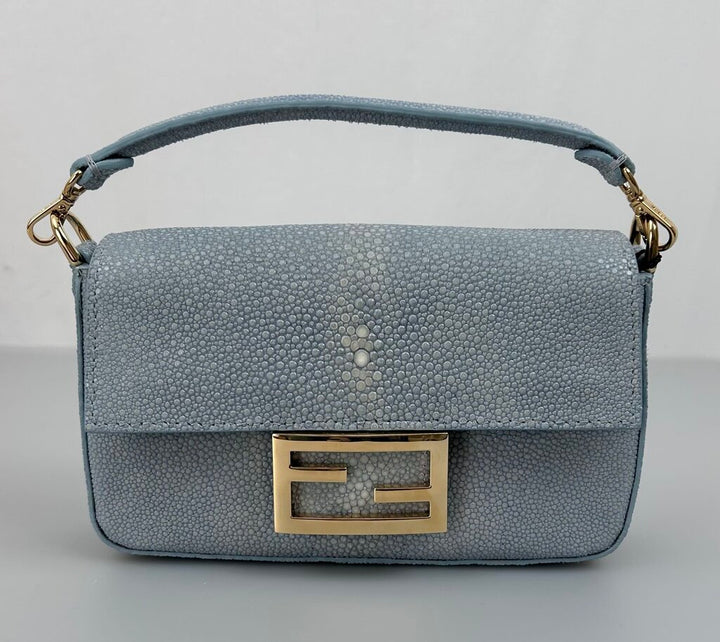 Fendi stingray leather baguette mini