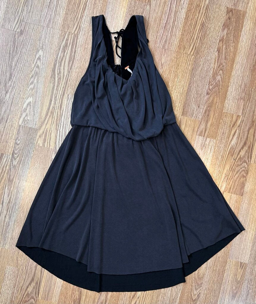Free People tie back blouse top minidress (XS/S)