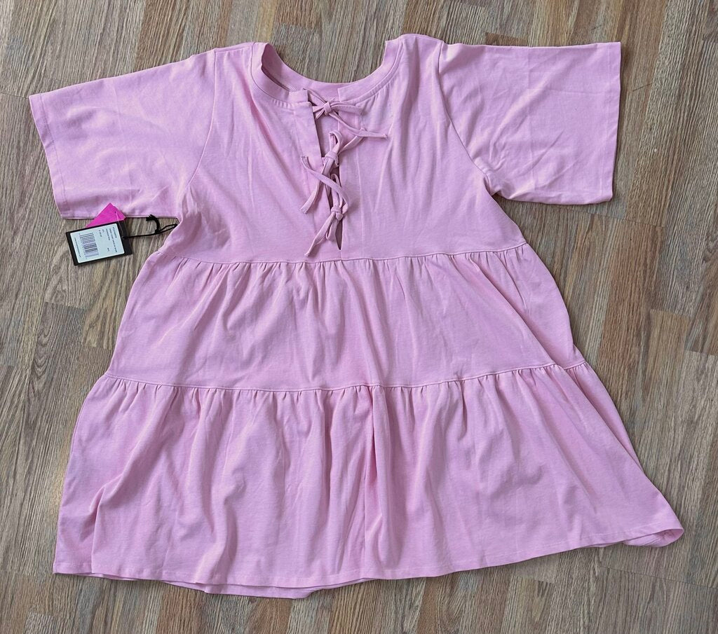 Brunette the Label NWT tiered tie back minidress (M/L)
