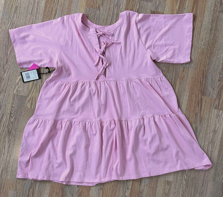 Brunette the Label NWT tiered tie back minidress (M/L)