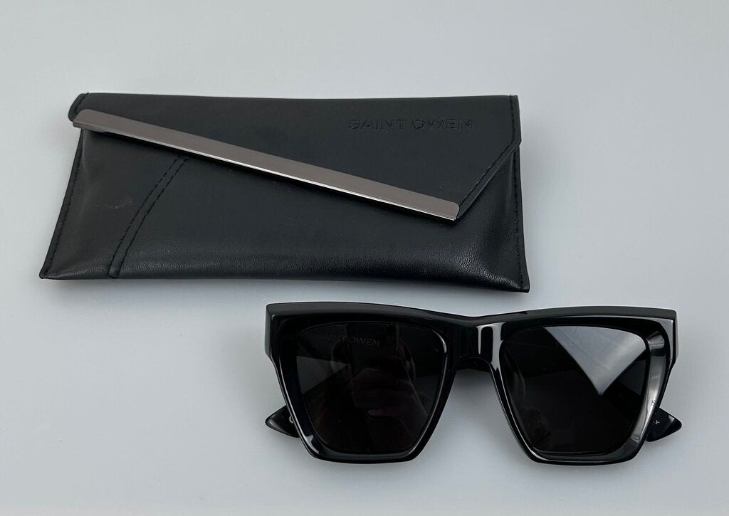 Saint Owen "Trendkill" Havana square sunglasses