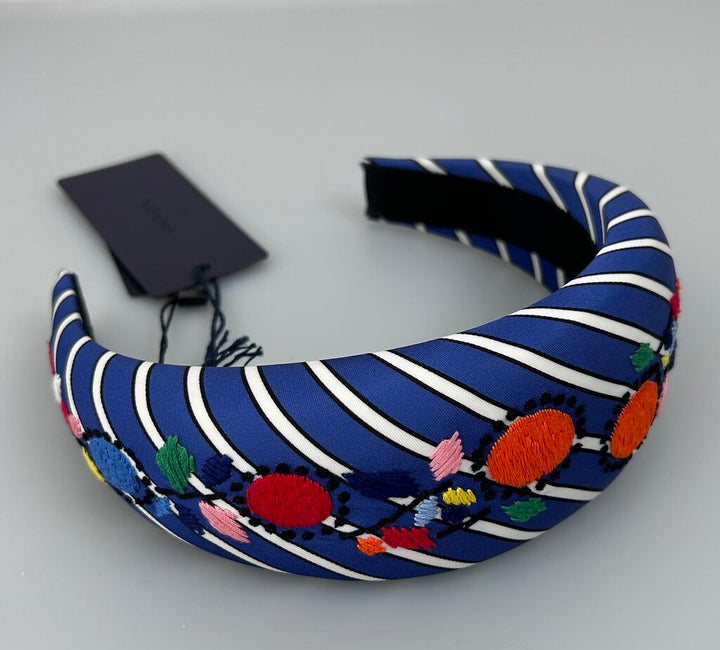 Prada NWT embroidered headband