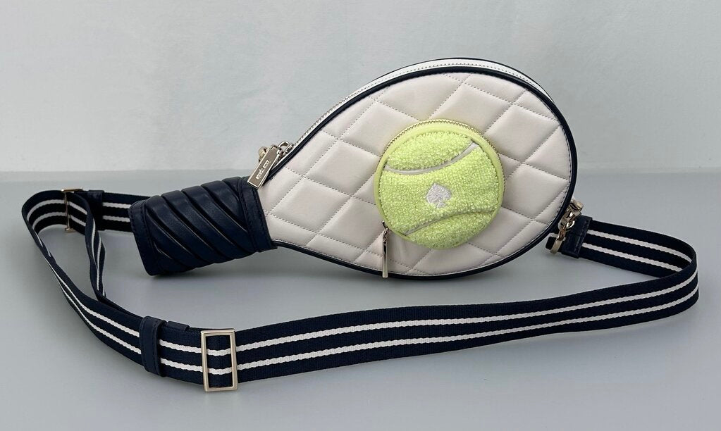 Kate Spade tennis racket sling style bag