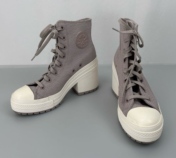 Converse heeled platform high top (size 10.5)