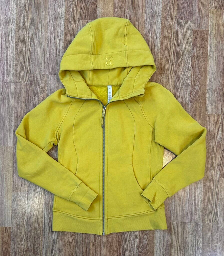 Lululemon light scuba full zip hoodie (size 8)