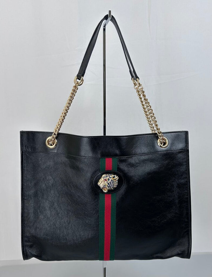 Gucci Rajah leather tote