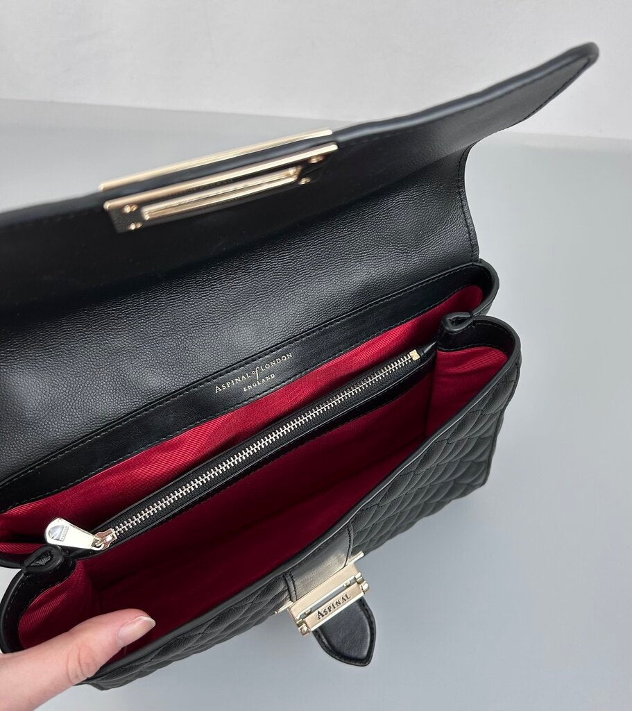 Aspinal of London large Lottie lambskin shoulder/crossbody