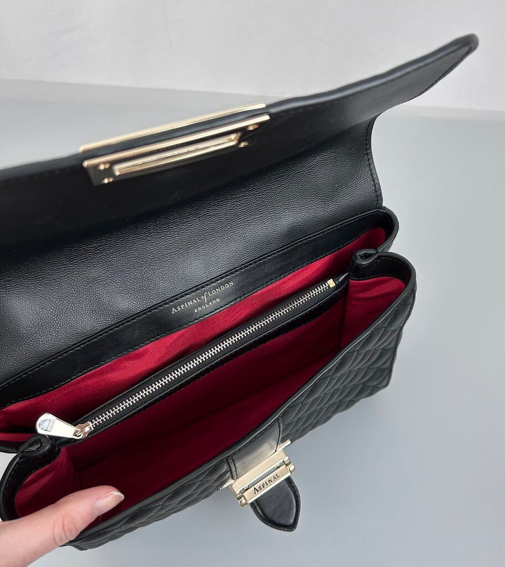 Aspinal of London large Lottie lambskin shoulder/crossbody
