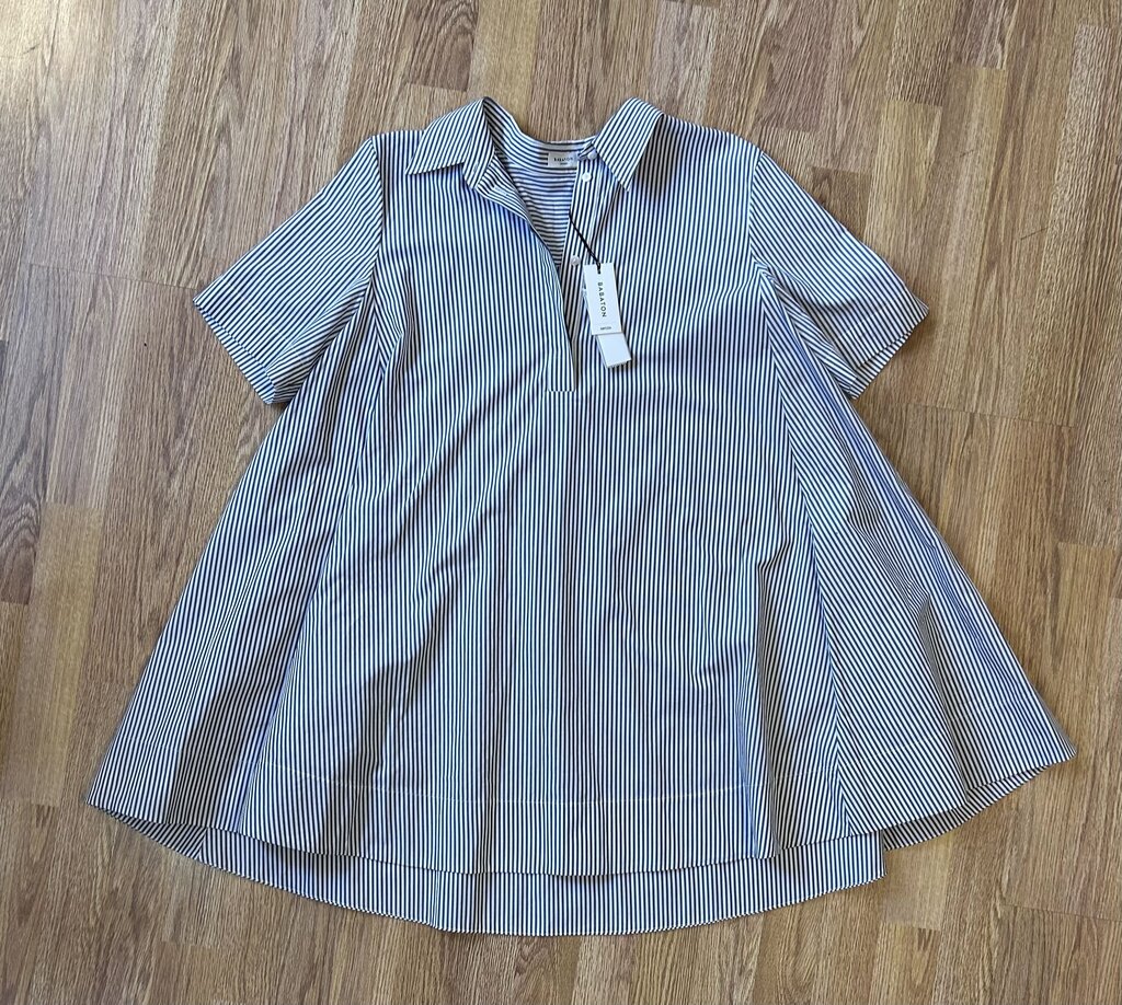 Babaton NWT "Resolute" striped mini shirtdress (M)