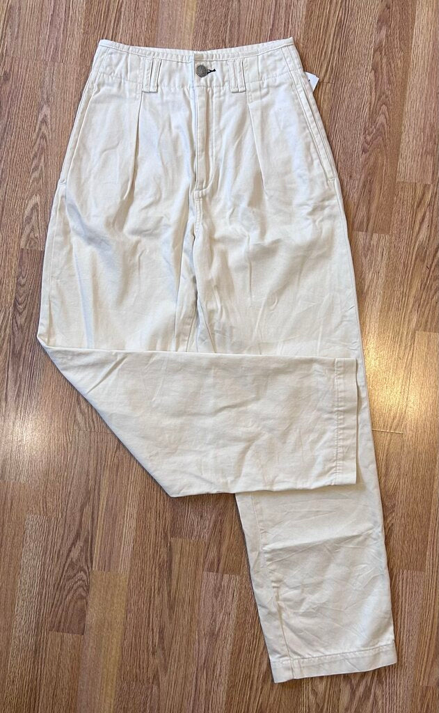 Rag & Bone barrel style pleated chino (size 26)