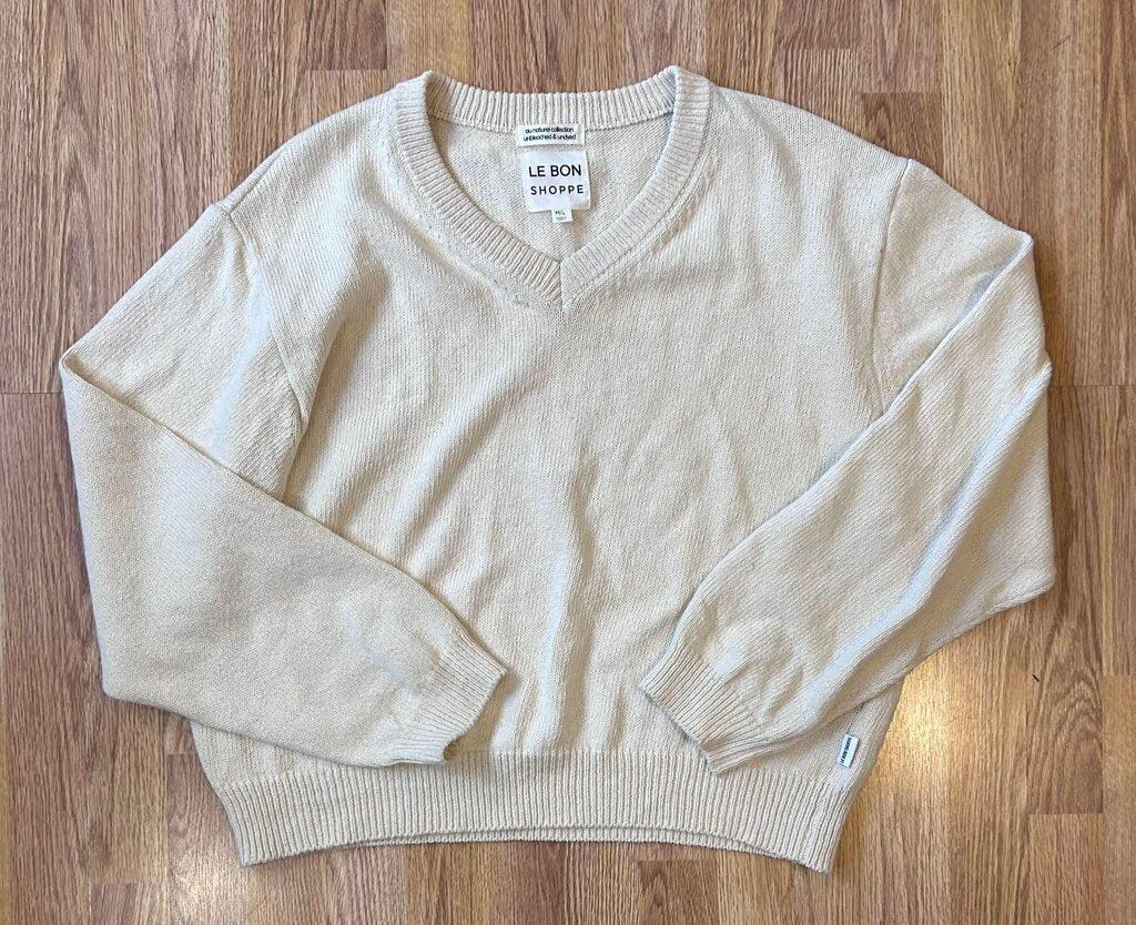 Le Bon Shoppe oversized crew pullover (M/L)