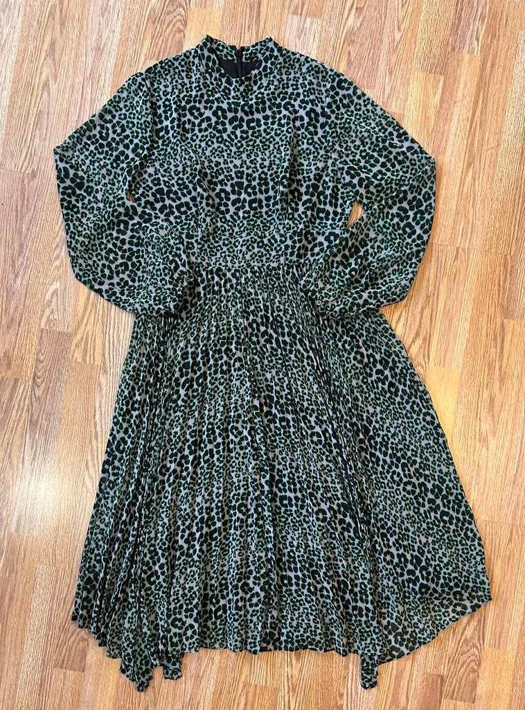Whistles NWT silky cheetah maxi dress (size 8)