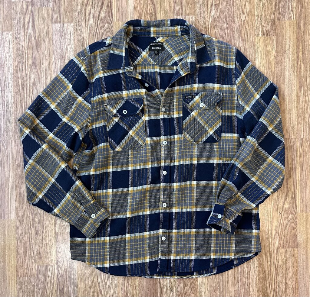 Brixton flannel button down (XL)