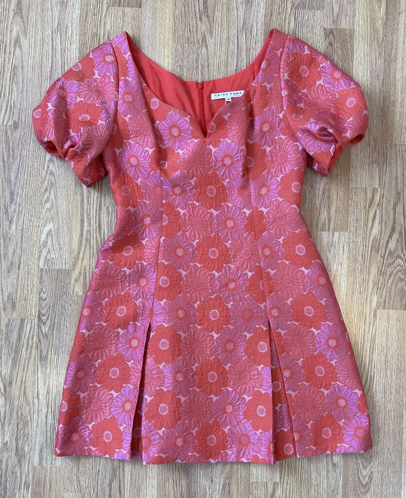 Trina Turk NWT Devi floral embroidered dress (size 10)