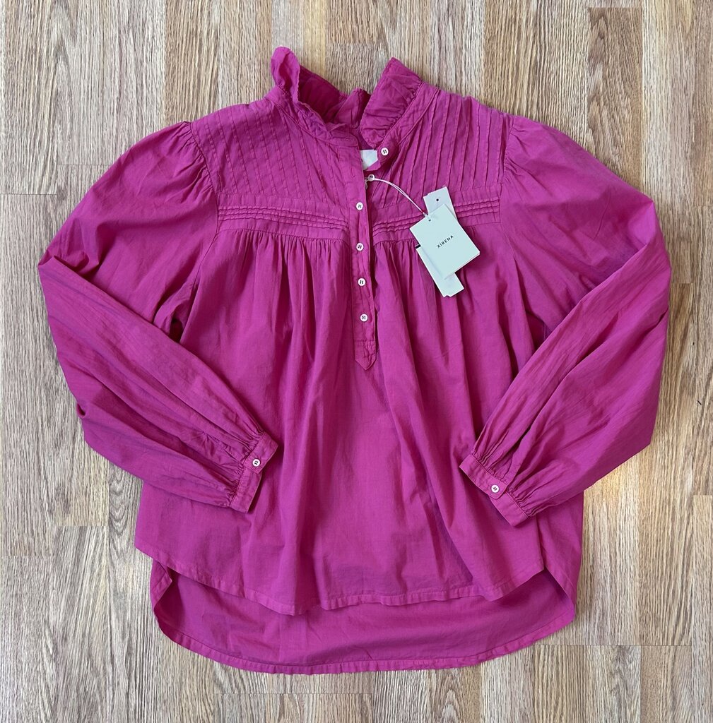 Xirena NWT Larsen prairie high neck blouse (M)