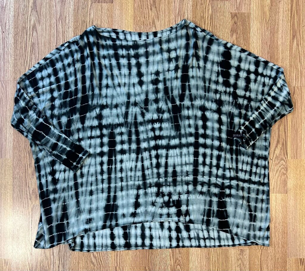 Sooley tie dye boxy oversized top (L)
