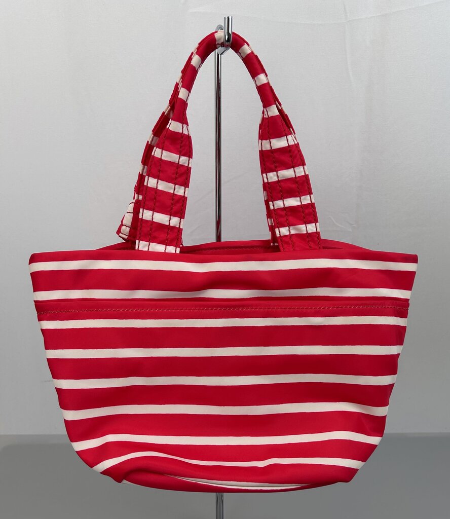 Kate Spade small nylon striped tote